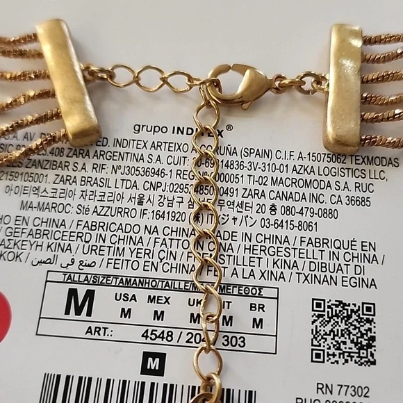 Elegant Gold Necklace by Zara - Picture 10 of 11